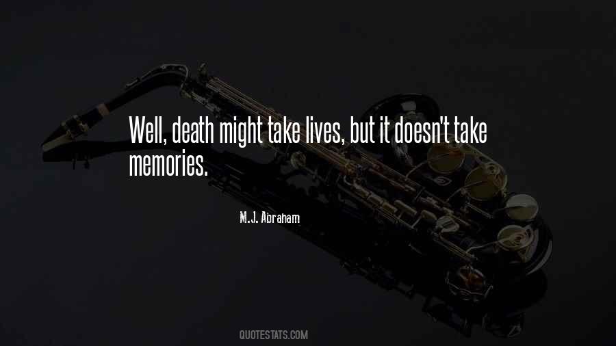 Memories Death Quotes #712160