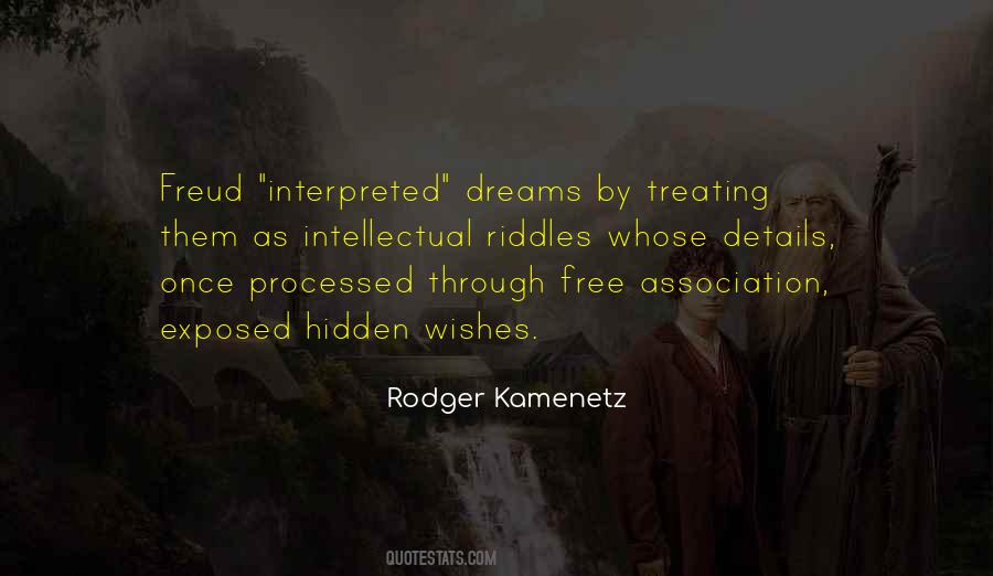 Freud On Dreams Quotes #1282659