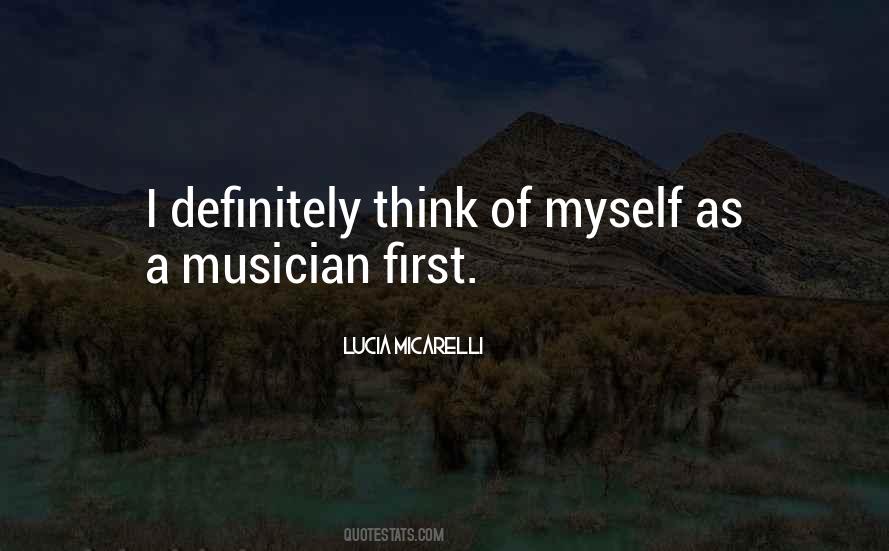 Myself First Quotes #309187