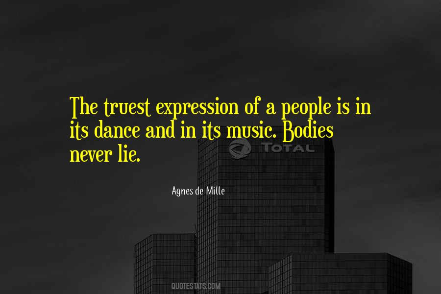 Agnes De Mille Dance Quotes #436116