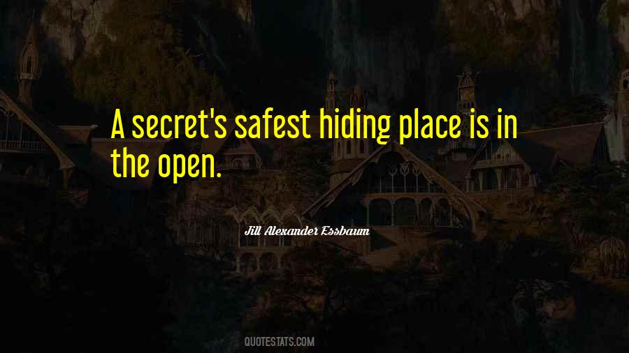Hiding Secret Quotes #281402