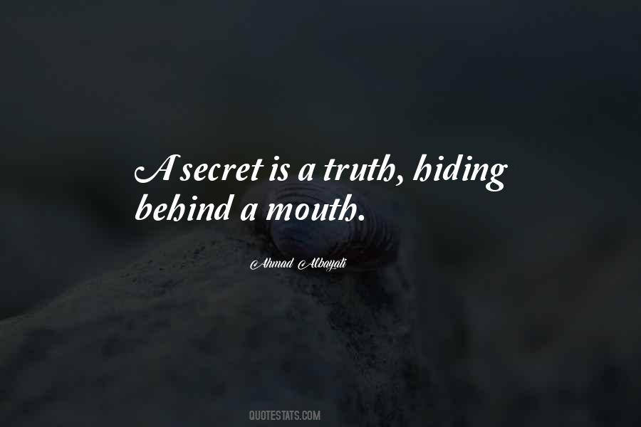 Hiding Secret Quotes #522059