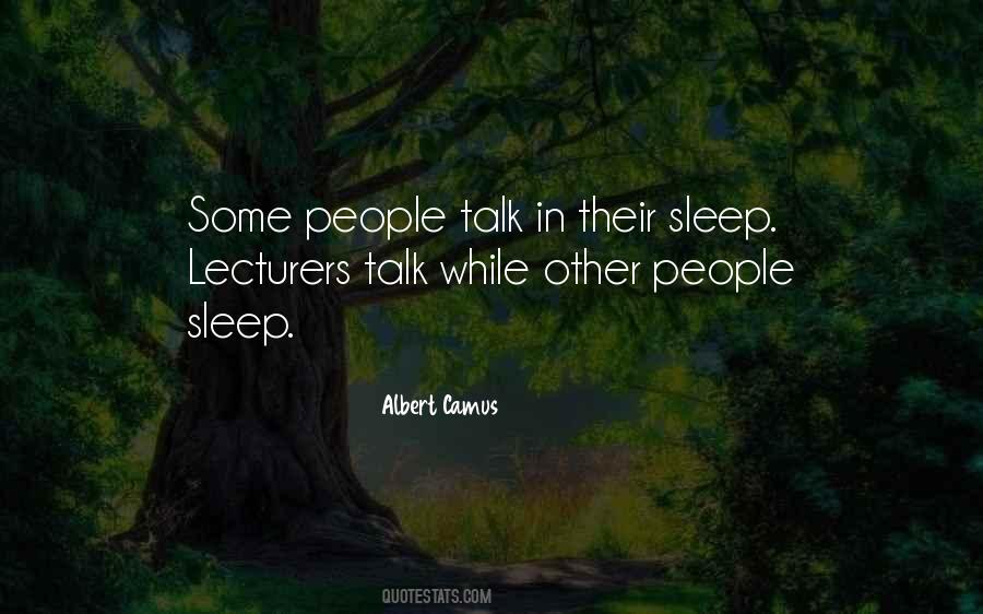 Sleep Talk Quotes #865803