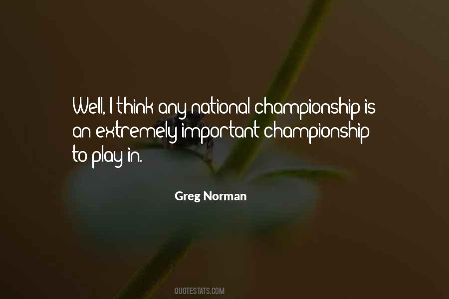 National Championship Quotes #1074469