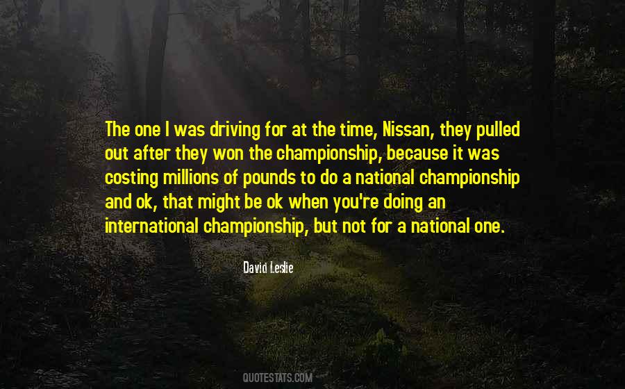 National Championship Quotes #439268