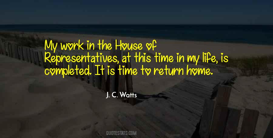 Home Return Quotes #357891