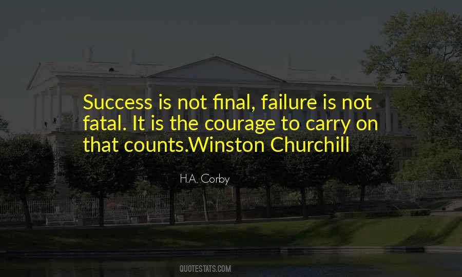 Courage Failure Quotes #271294