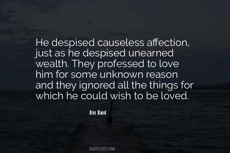 Despised Love Quotes #1677069