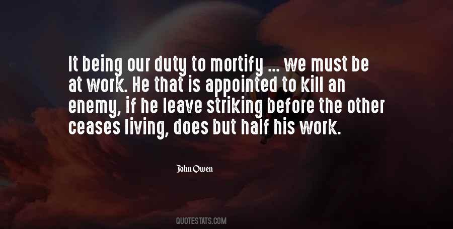 Enemy At Work Quotes #774593
