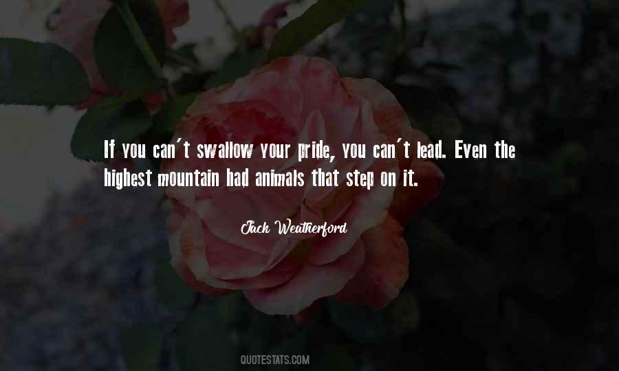 Leadership Pride Quotes #1030428