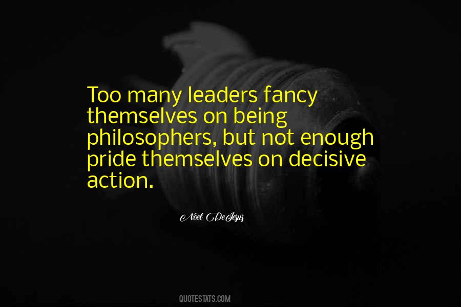 Leadership Pride Quotes #1864125
