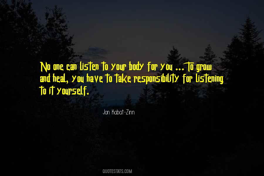 Body Can Heal Quotes #186144