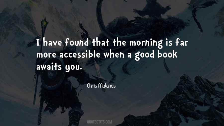Morning Book Reading Quotes #1544333
