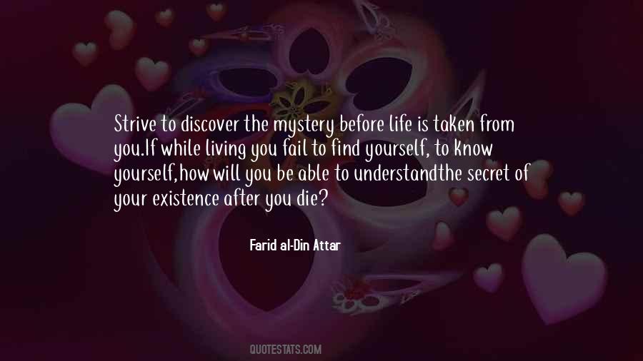 Love Is Mystery Quotes #1692910