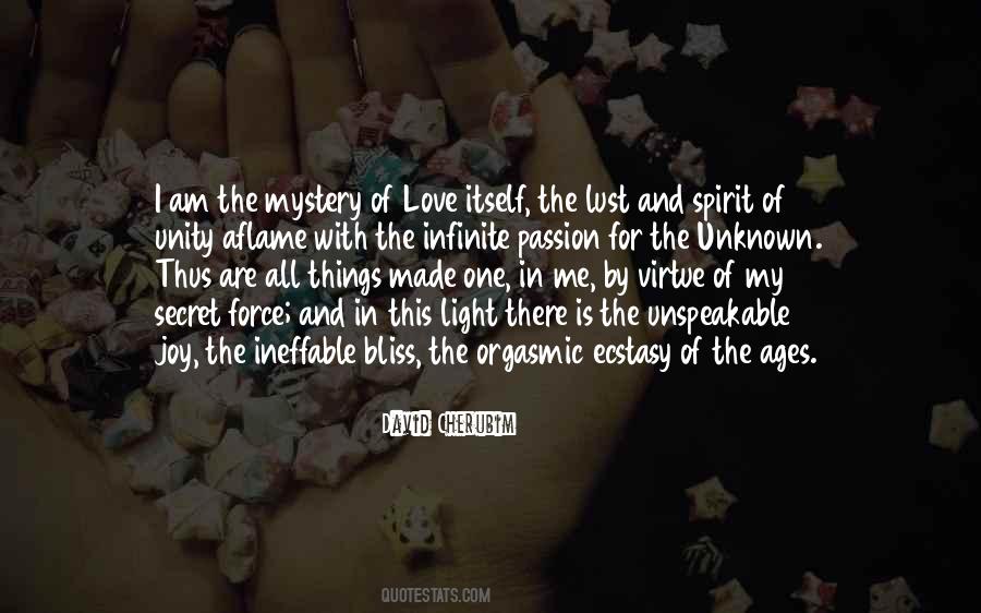 Love Is Mystery Quotes #844880