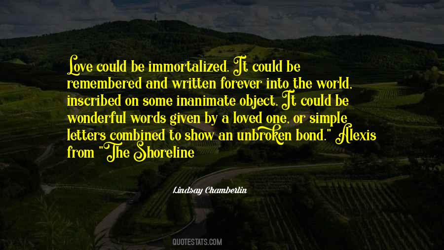Quotes About An Inanimate Object #1794637