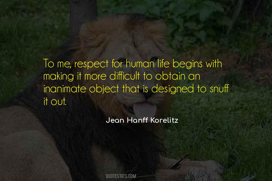 Quotes About An Inanimate Object #715643
