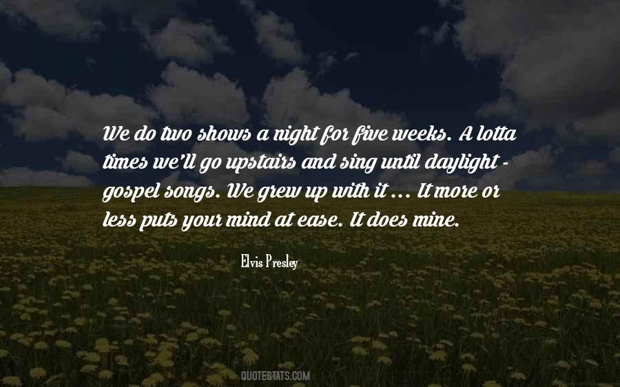 Elvis Song Quotes #1282770