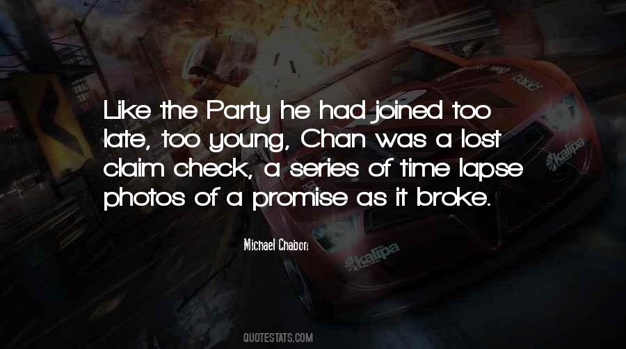Broke Your Promise Quotes #126167