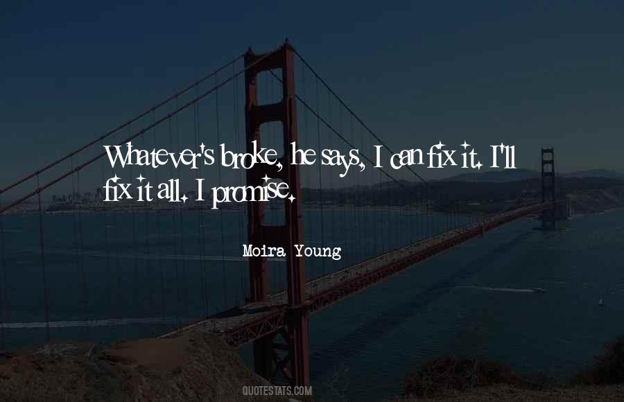 Broke Your Promise Quotes #1406627
