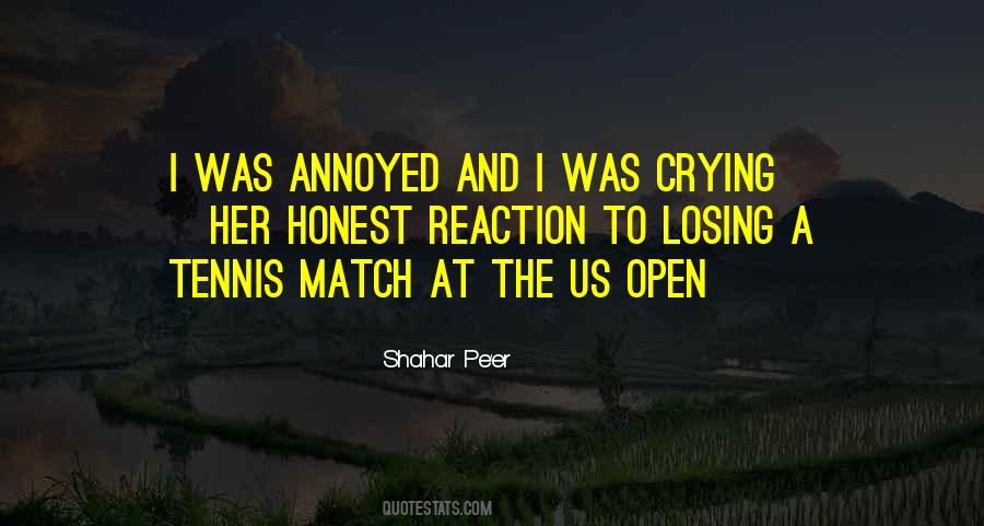 Losing A Tennis Match Quotes #1540049