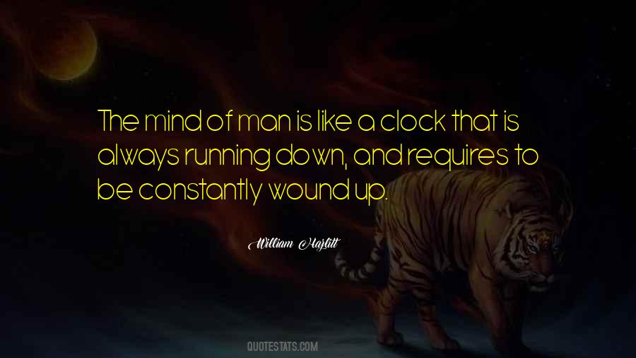 Be Like A Clock Quotes #1859963