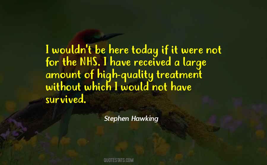Quotes About The Nhs #1101312