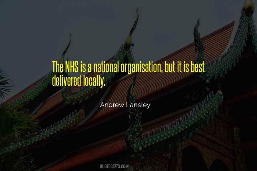 Quotes About The Nhs #1744730