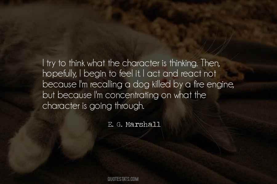 Dog Thinking Quotes #1115692