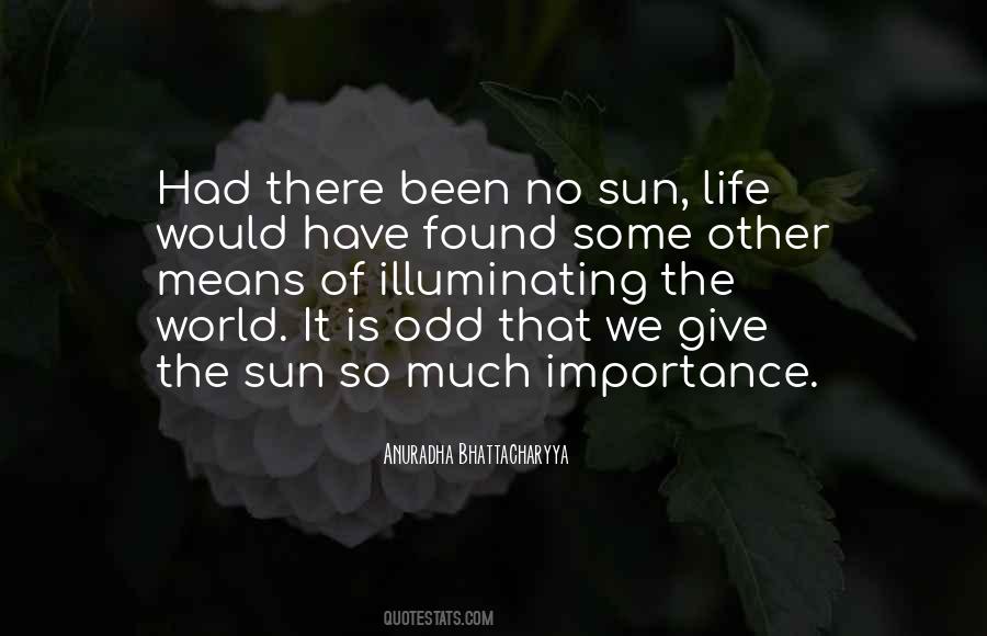 No Sun Quotes #1008035