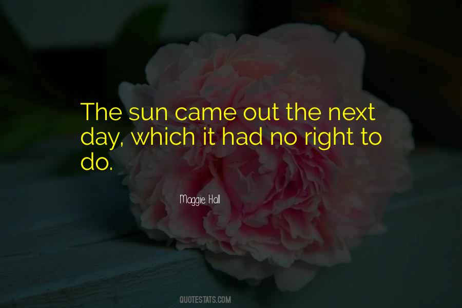 No Sun Quotes #27710