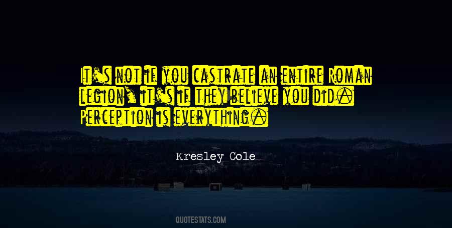 Perception Is Everything Quotes #1089098
