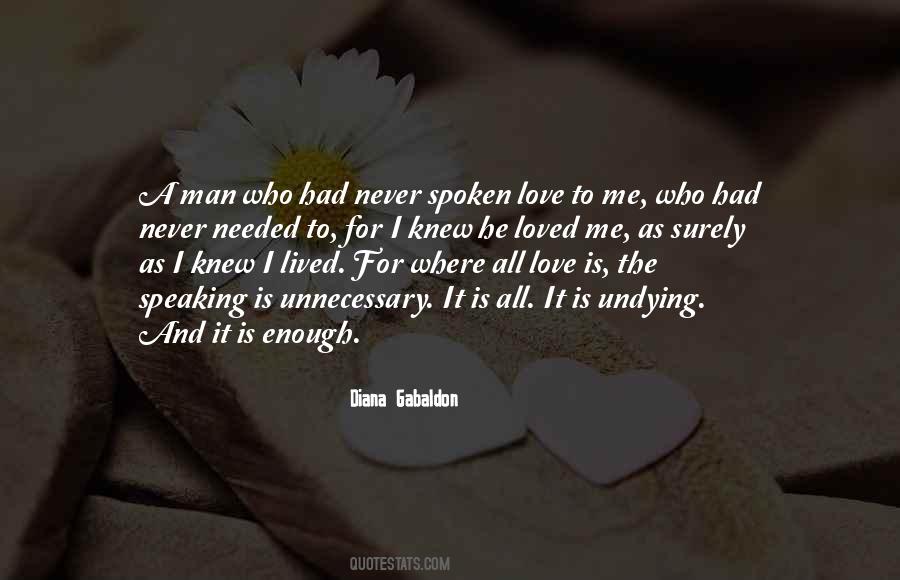 Never Loved Me Quotes #236768