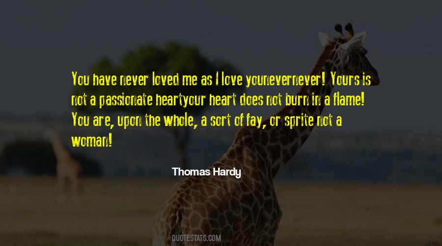 Never Loved Me Quotes #559329