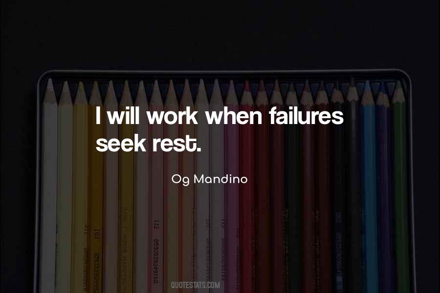 I Will Work Quotes #160340