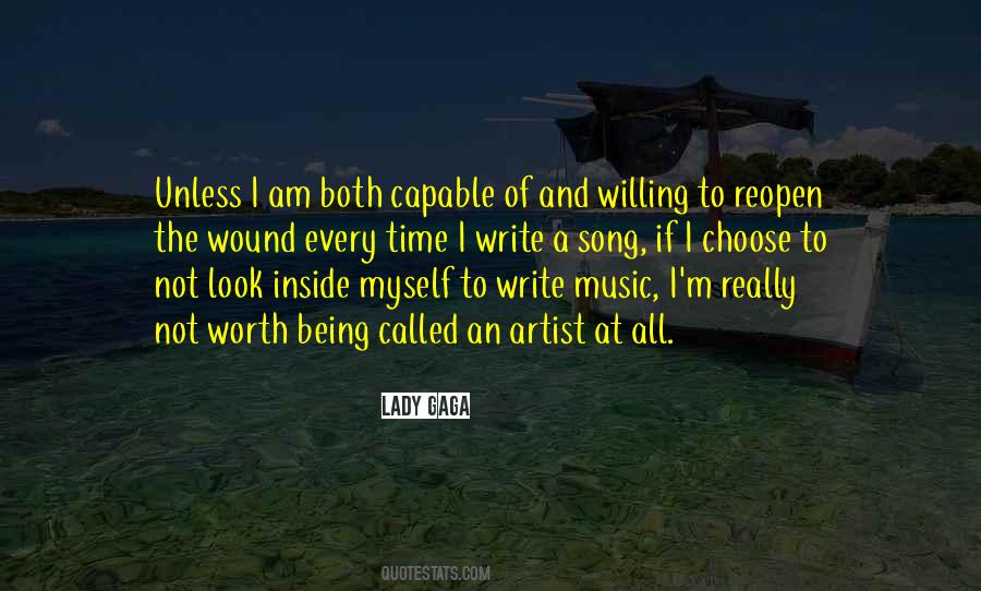 I Am Not Capable Quotes #521974