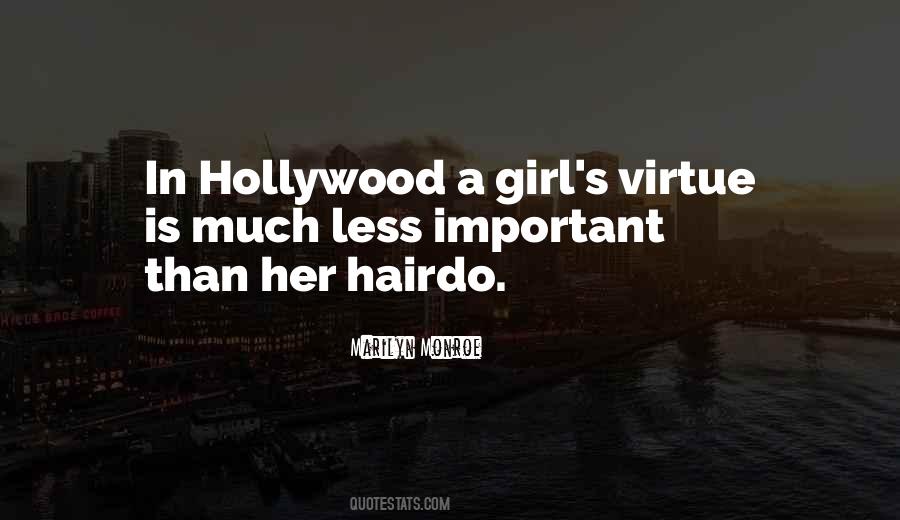 Most Important Girl Quotes #1253993