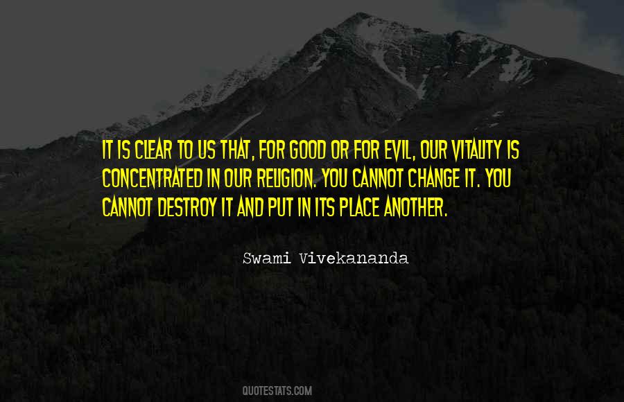 Destroy Evil Quotes #1663693