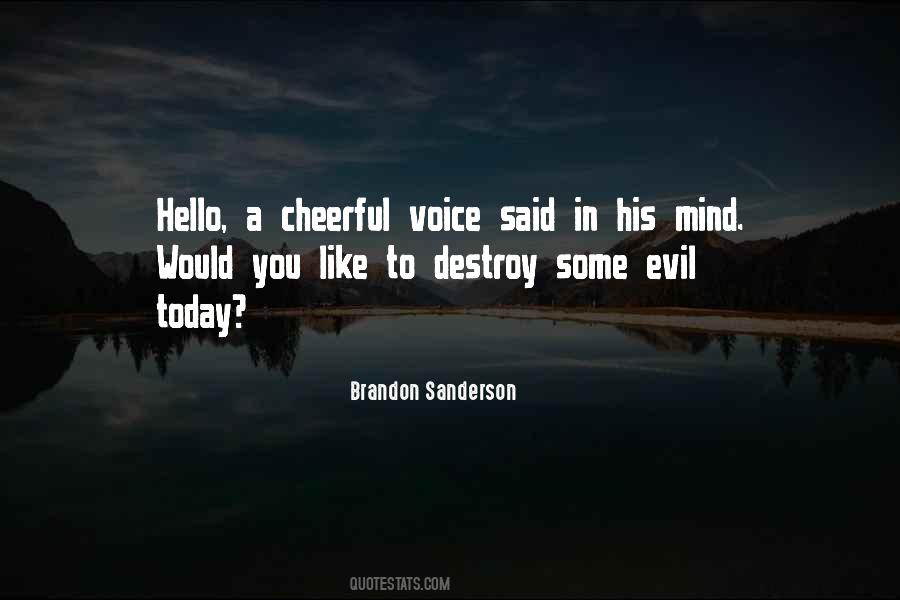 Destroy Evil Quotes #860618