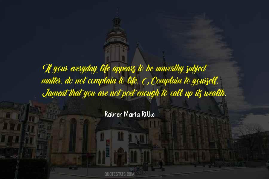 Poet Rainer Maria Rilke Quotes #1284890