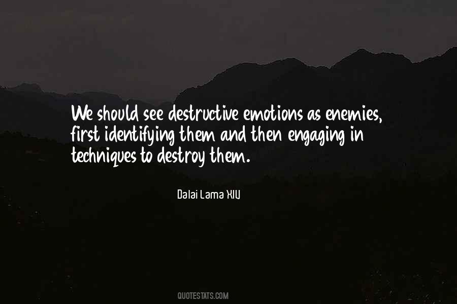 Destroy My Enemies Quotes #983399