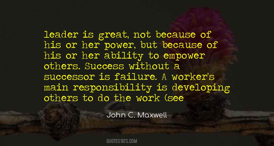 John Maxwell Work Quotes #1246250