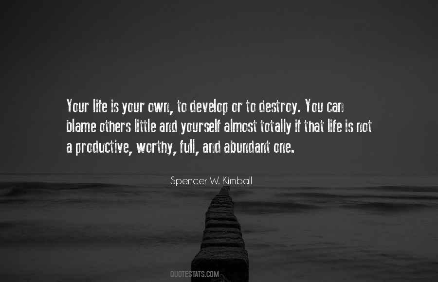 Destroy Yourself Quotes #1538676