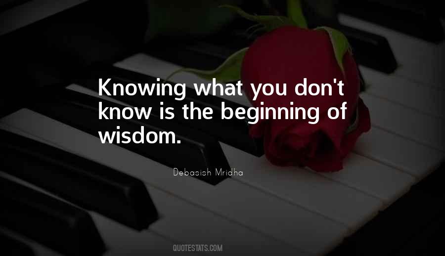 Is The Beginning Of Wisdom Quotes #450553