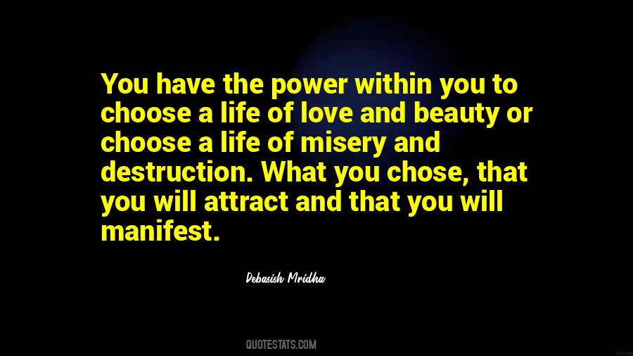 Destruction Love Quotes #1217630