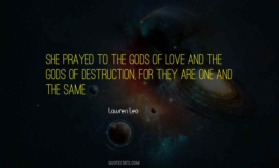 Destruction Love Quotes #969956