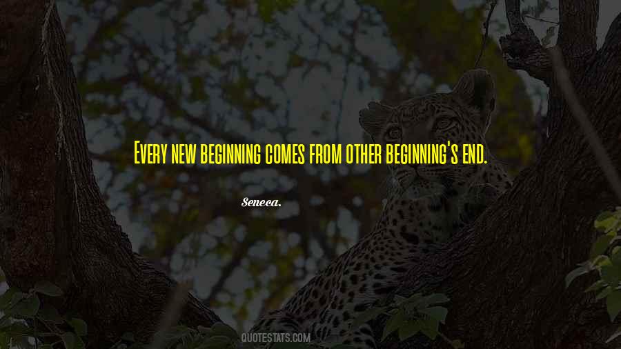 The End But A New Beginning Quotes #234389
