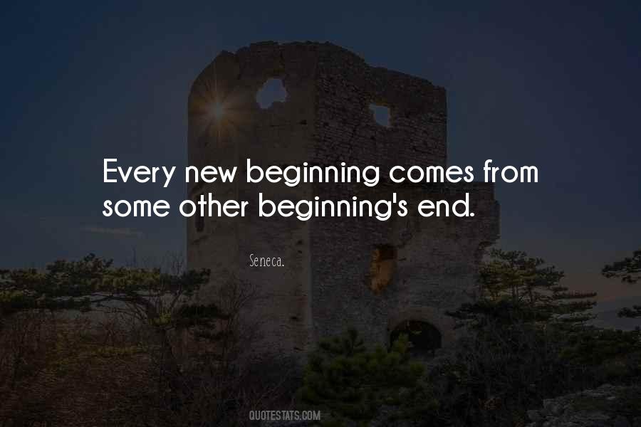 The End But A New Beginning Quotes #706624