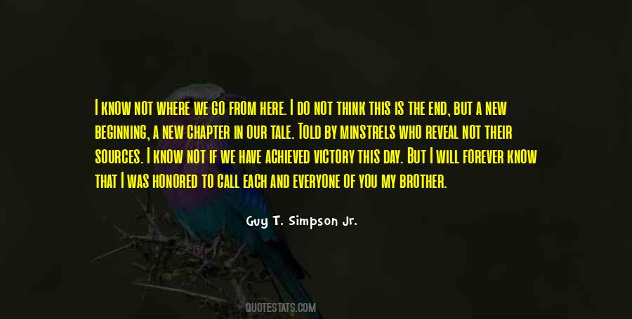 The End But A New Beginning Quotes #961995