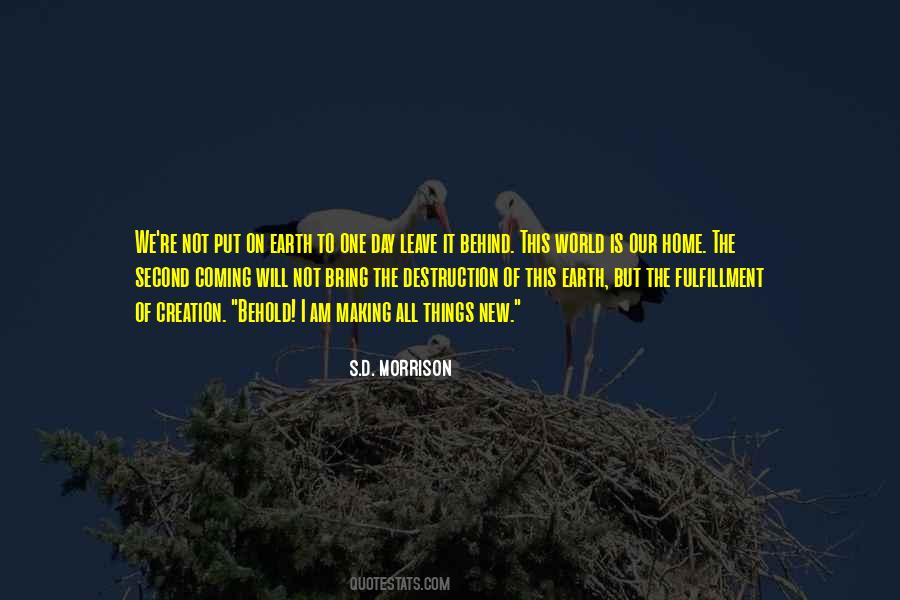 Destruction Of The Earth Quotes #603827